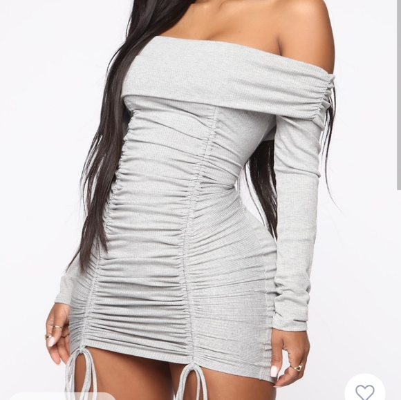 Grey fashion nova dress - Picture 2 of 5